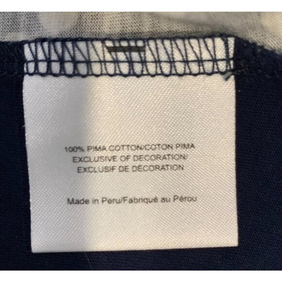 Tory Burch Polka Dot Top medium short sleeve Striped Short sleeves Style # 11132 - Picture 6 of 7